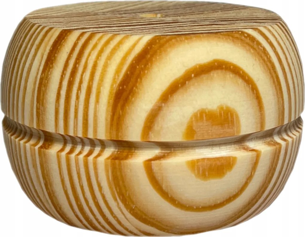 35-ös esztergált fa lábtartó, fazettázott