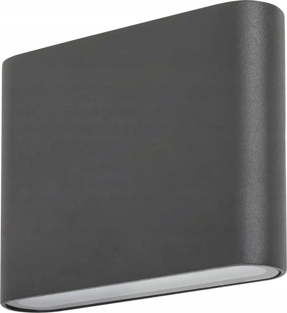 Kültéri kerti fali lámpa Led felső alsó antracit négyzet Rabalux