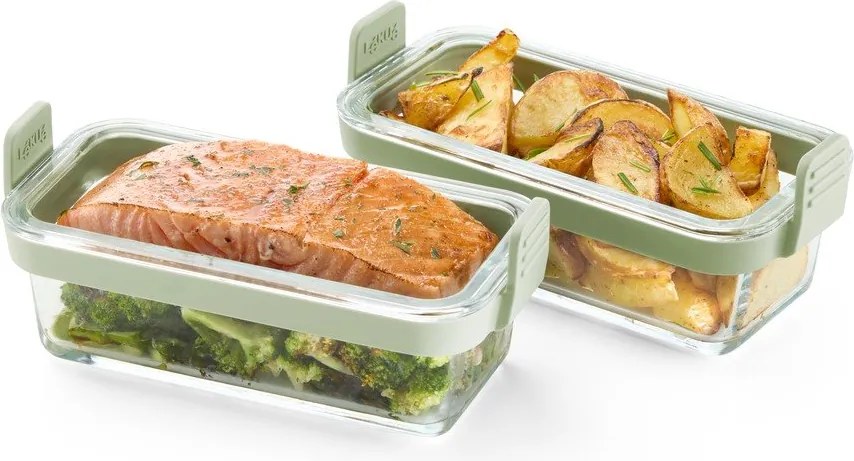 Üveg sütőforma szett forrólevegős fritőzhöz 2 db-os 20x9,5 cm – Lékué