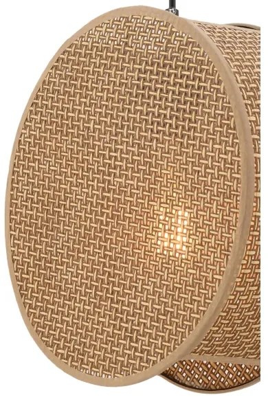 BIG DRUM zsinóros függőlámpa 1xE27/60W/230V barna