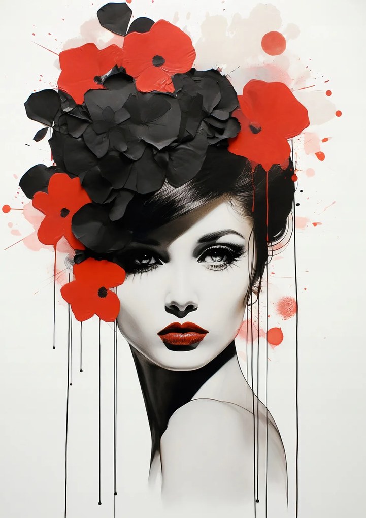 Poszter 21x29,7cm Virágos szenvedély