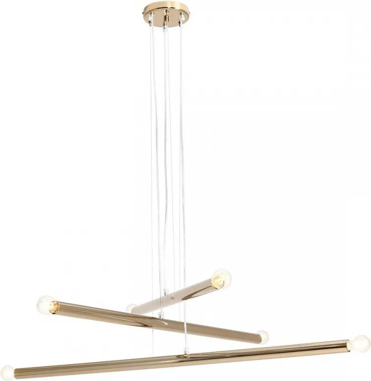 Aldex modern függeszték tubo arany ald1072k30