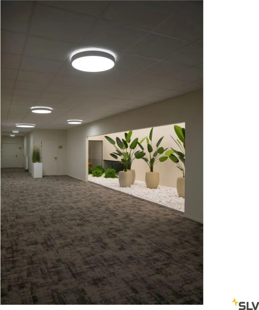 SLV 1007309 MEDO Modern Kültéri Mennyezeti Lámpa Fehér LED IP50