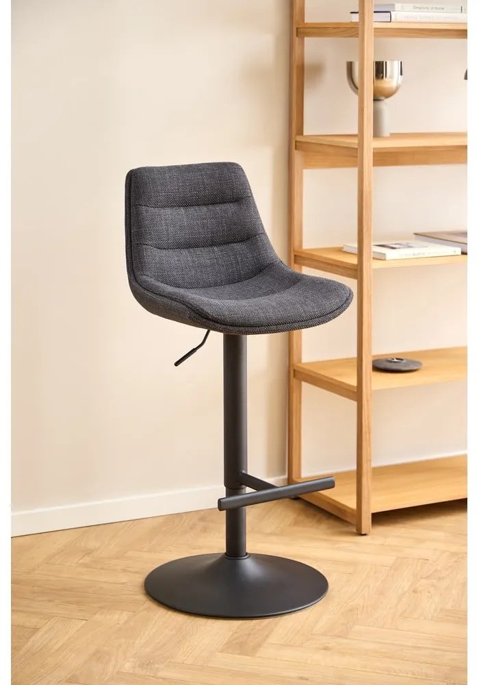 Szürke állítható magasságú bárszék (ülésmagasság 65 cm) Adisa – Actona