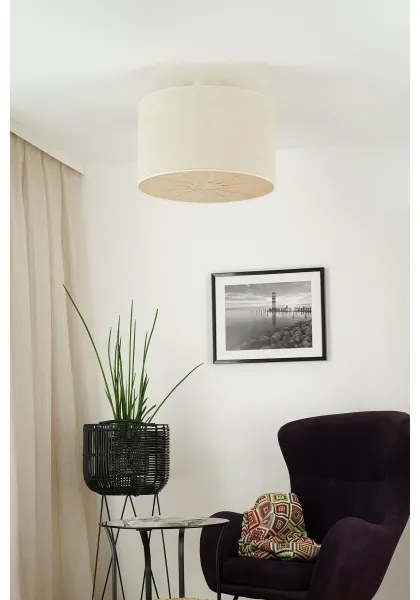 Brilagi COUNTRY ROLLER mennyezeti lámpa 1xE27/15W/230V, 50 cm, krém