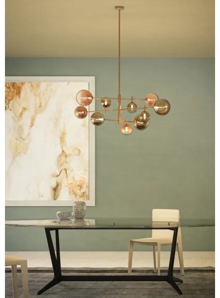 Redo 01-2781 - Csillár rúdon ROY 10xG9/10W/230V