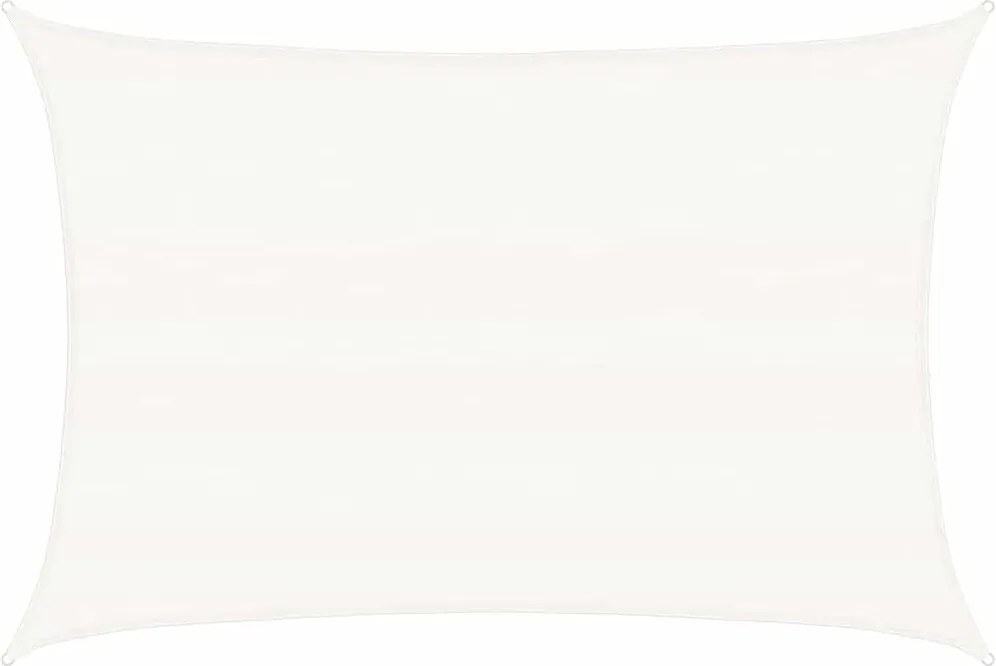 vidaXL fehér HDPE napvitorla 160 g/m² 5 x 7 m