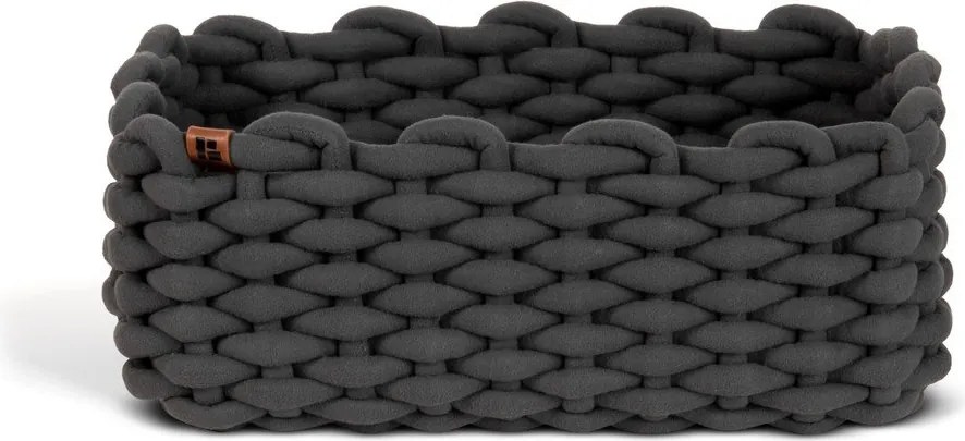 Textil tárolókosár 35x25x14 cm Peach Skin M – Bigso