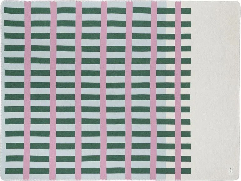 Zöld-rózsaszín takaró 160x200 cm Onu – noo.ma