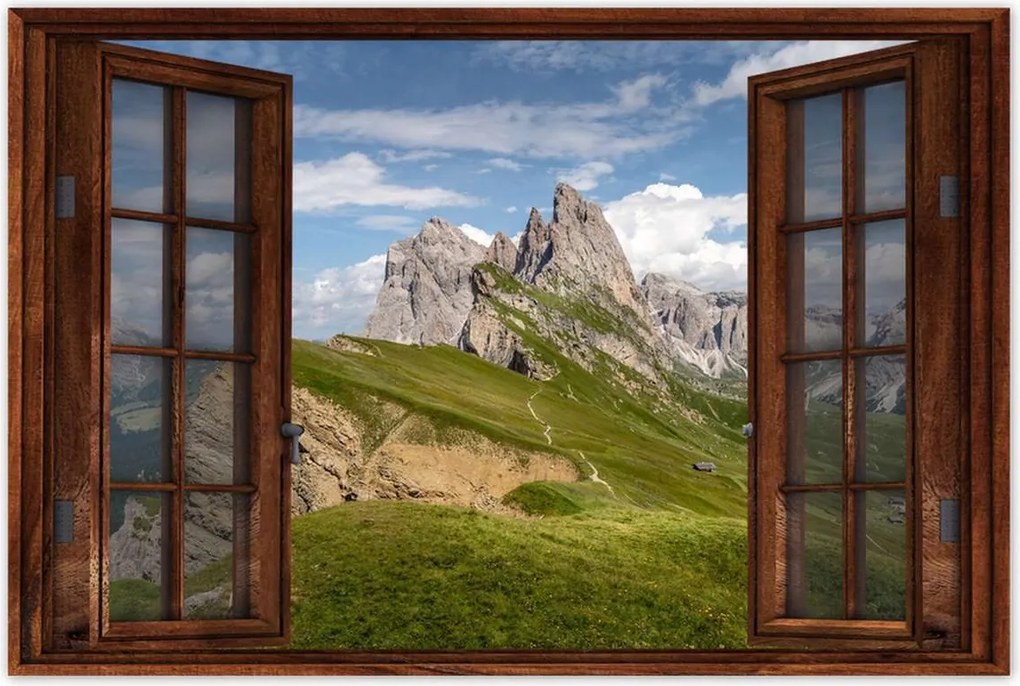 Poszterek 60x40 Bárány a hegyekben Hegyek Kilátás