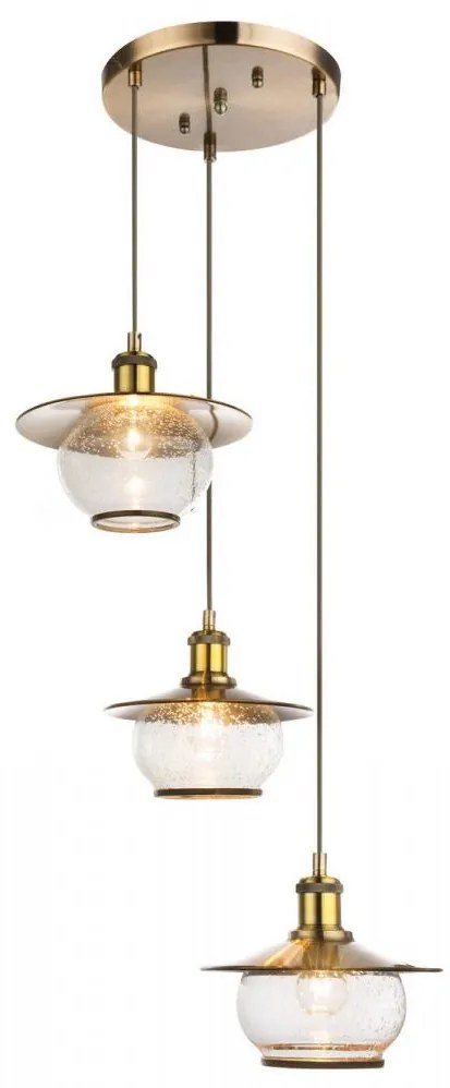 Globo 69030-3H - Mennyezeti függesztékes lámpa 3xE27/60W