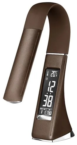 Solight WO46-H - LED dimmelhető kijelzős asztali lámpa LED/6W/230V barna