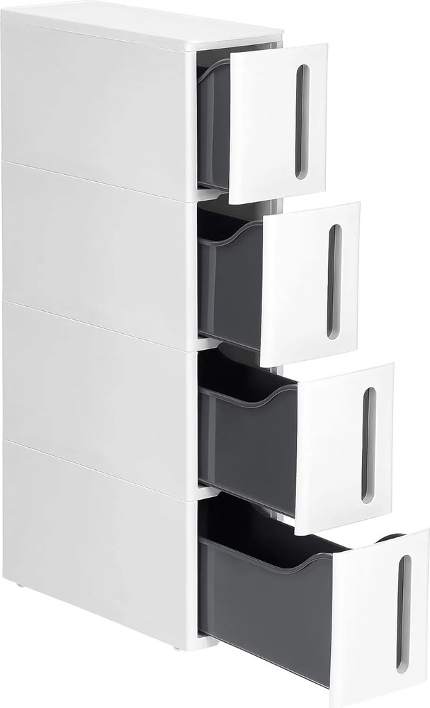 Konyhai tárolópolc Basten 84 cm fehér