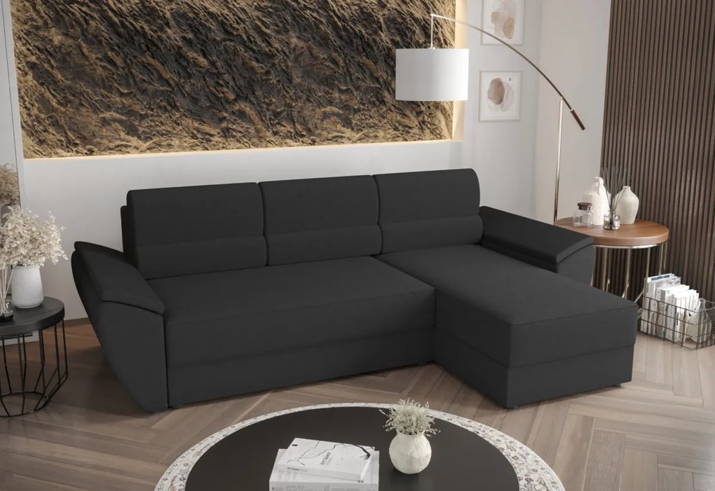 MIA ágyazható sarok ülőgarnitúra, 251x88x140, rainbow 27/rainbow 18