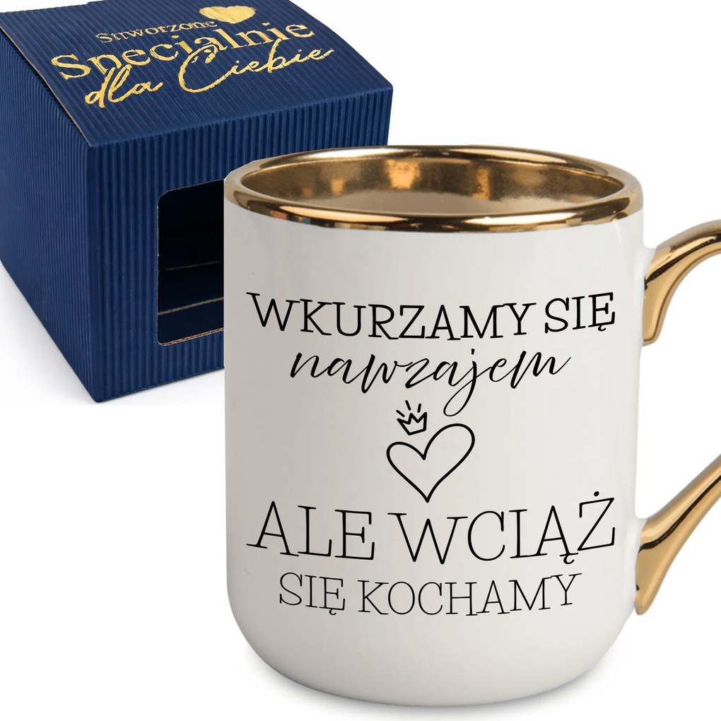 Bögre Elegáns Ajándék Pároknak Dühösek vagyunk egymásra Díszcsomagolás