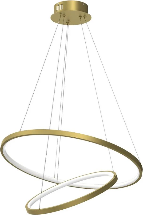MILAGRO ML1546 HOOP Modern Led Függesztett Lámpa Arany LED IP20