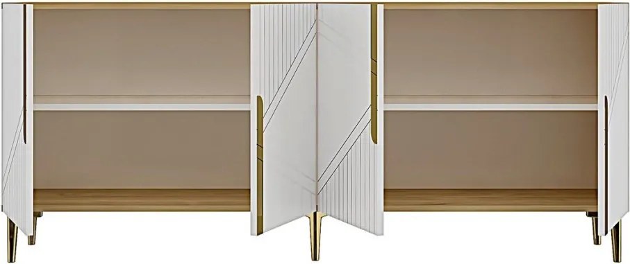 Evva 150 - Sapphire Oak, Gold, White