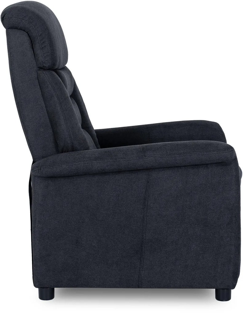 TV és Relaxfotel Fekete Színben. NORDI