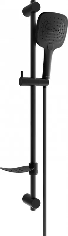 Mexen DF17 toló zuhanykészlet, fekete - 785174582-70