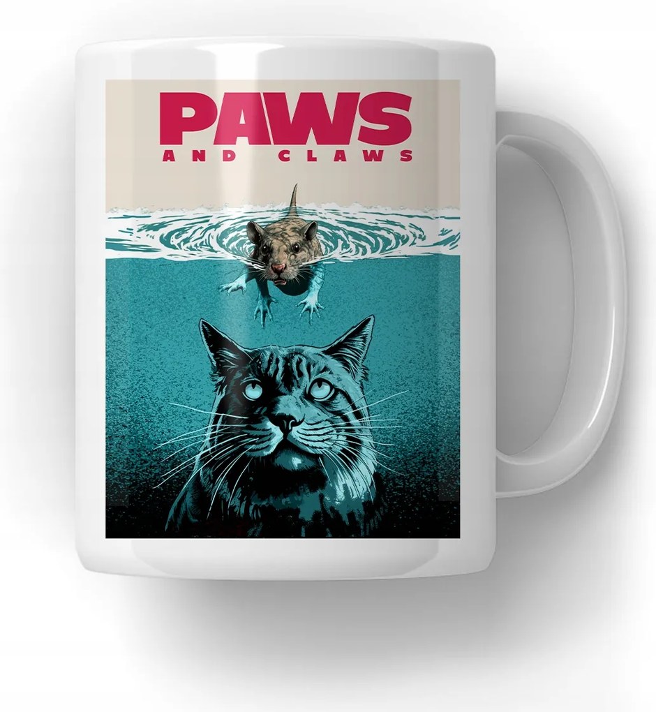 Bögre Macska Állkapocs Ajándék Macska Ajándék