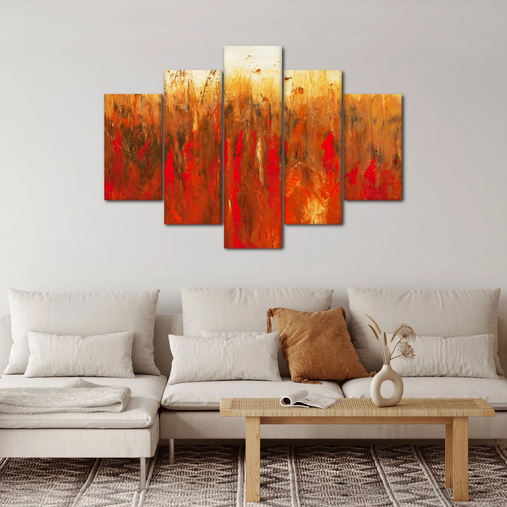 Kép - Festett absztrakció (150x105 cm)