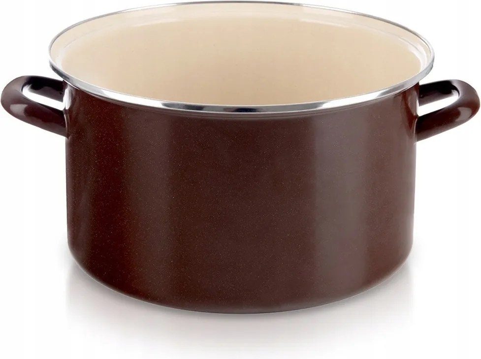 Nagy Zománcozott Gáz Indukciós Fazék Hagyományos 32CM 11,5L