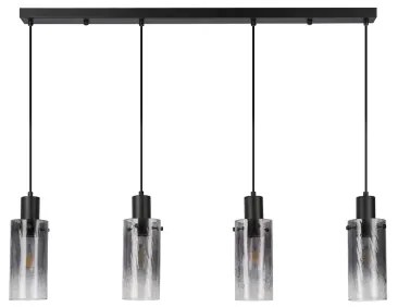 Rabalux 72039 - Csillár zsinóron FUMEA 4xE27/60W/230V