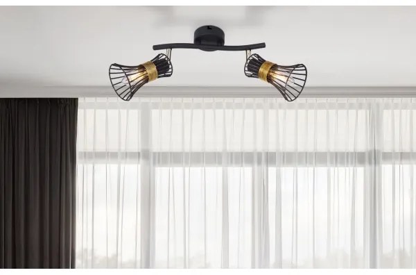 Globo 54814-2 - Spotlámpa PURRA 2xE14/40W/230V