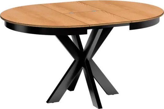Aldabra Fonti F-10 modern kinyitható asztal (110-150 cm), karamell tölgy