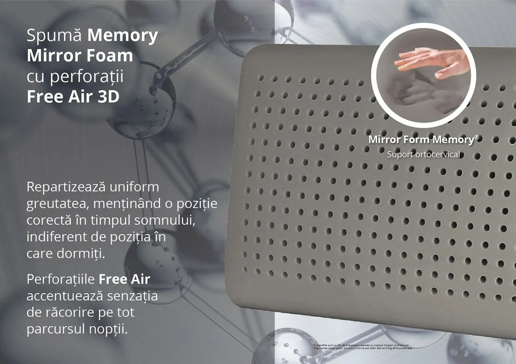Green Future Memory Párna Argentum Therapy Free Air 40x60 cm