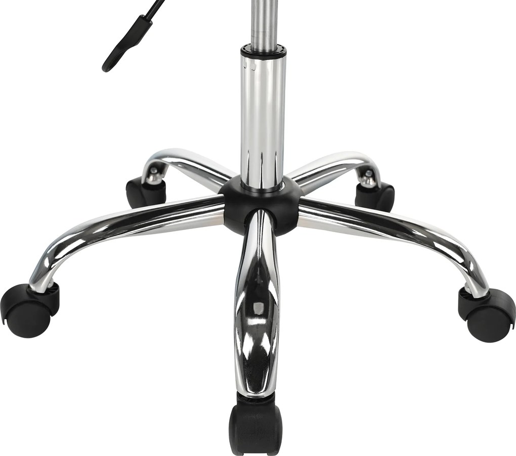 Irodai szék, szürke/króm, EDIZ