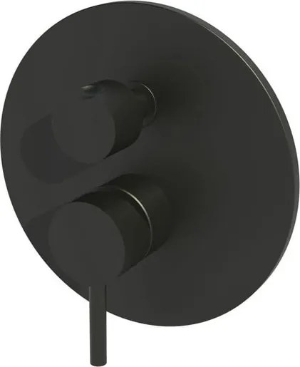 Paffoni Light zuhany csaptelep kapcsolóval fekete matt LIG018NO