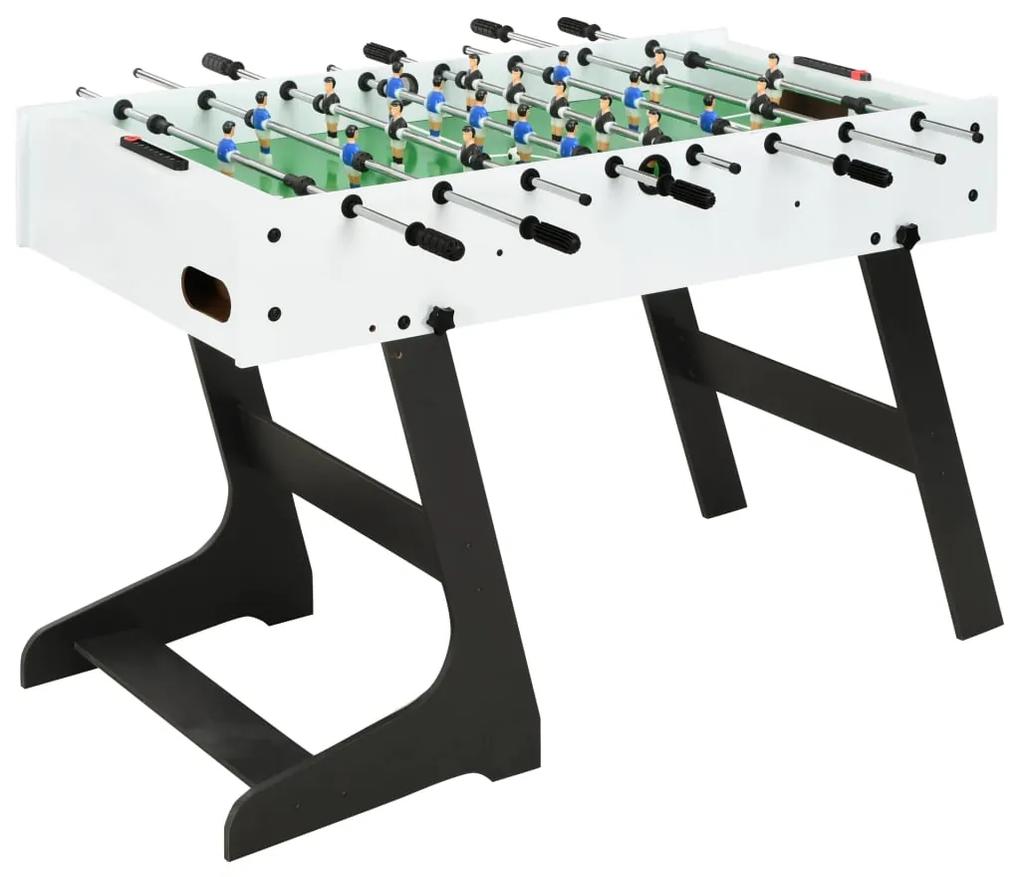 vidaXL fehér összecsukható csocsóasztal 121 x 61 x 80 cm