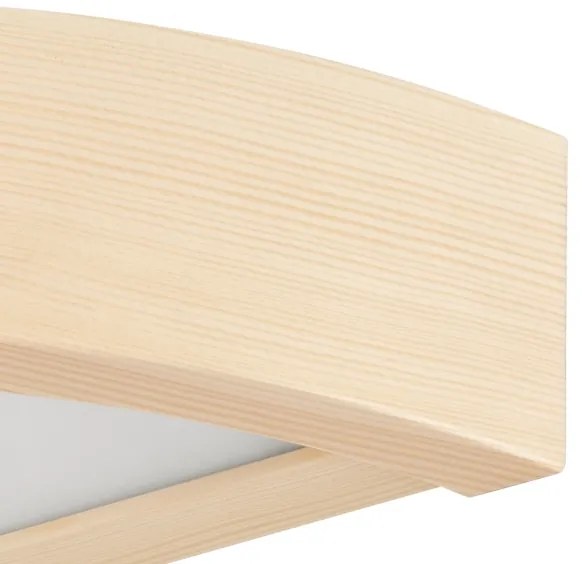 Fali lámpatest NATURAL 1xE27/60W/230V fenyő/bézs