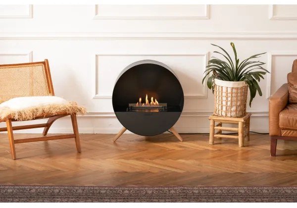 Planika Bubble Fali & Floor BEV - BIO kandalló távirányítással 72,6x65 cm 2,5kW