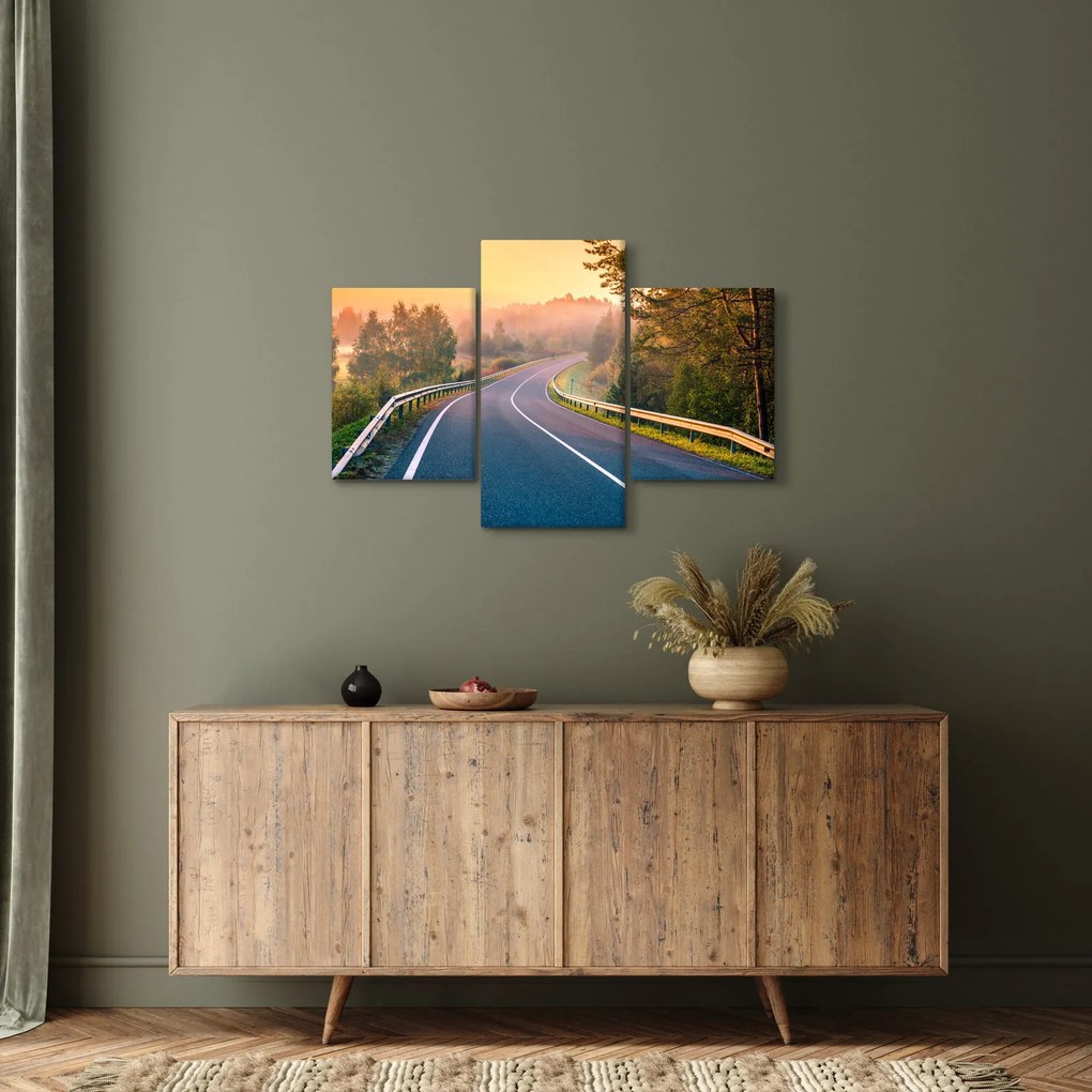 Kép - Az utazás napfelkeltekor (90x60 cm)