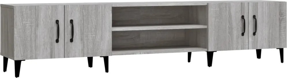vidaXL szürke sonoma színű szerelt fa TV-szekrény 180 x 31,5 x 40 cm