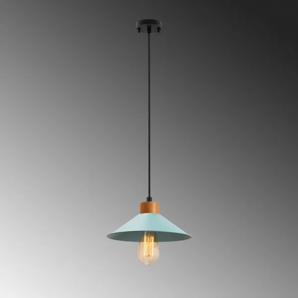 MANAVGAT kábeles függőlámpa 1xE27/40W/230V kék/barna