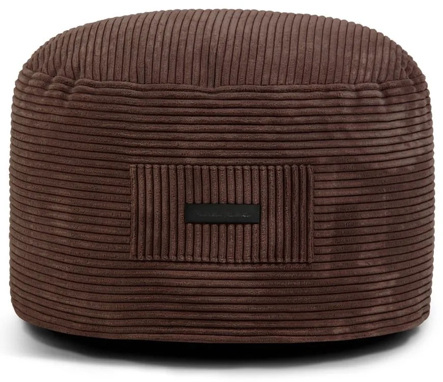 Sötétbarna kordbársony puff Om 60 – SLOWDOWN