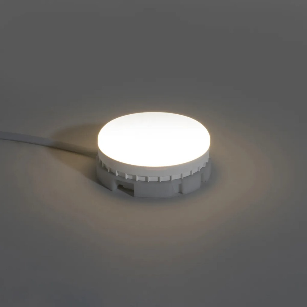 5 darabos GX53 3 lépésben szabályozható LED izzó szett 9W 900 lm 3000K