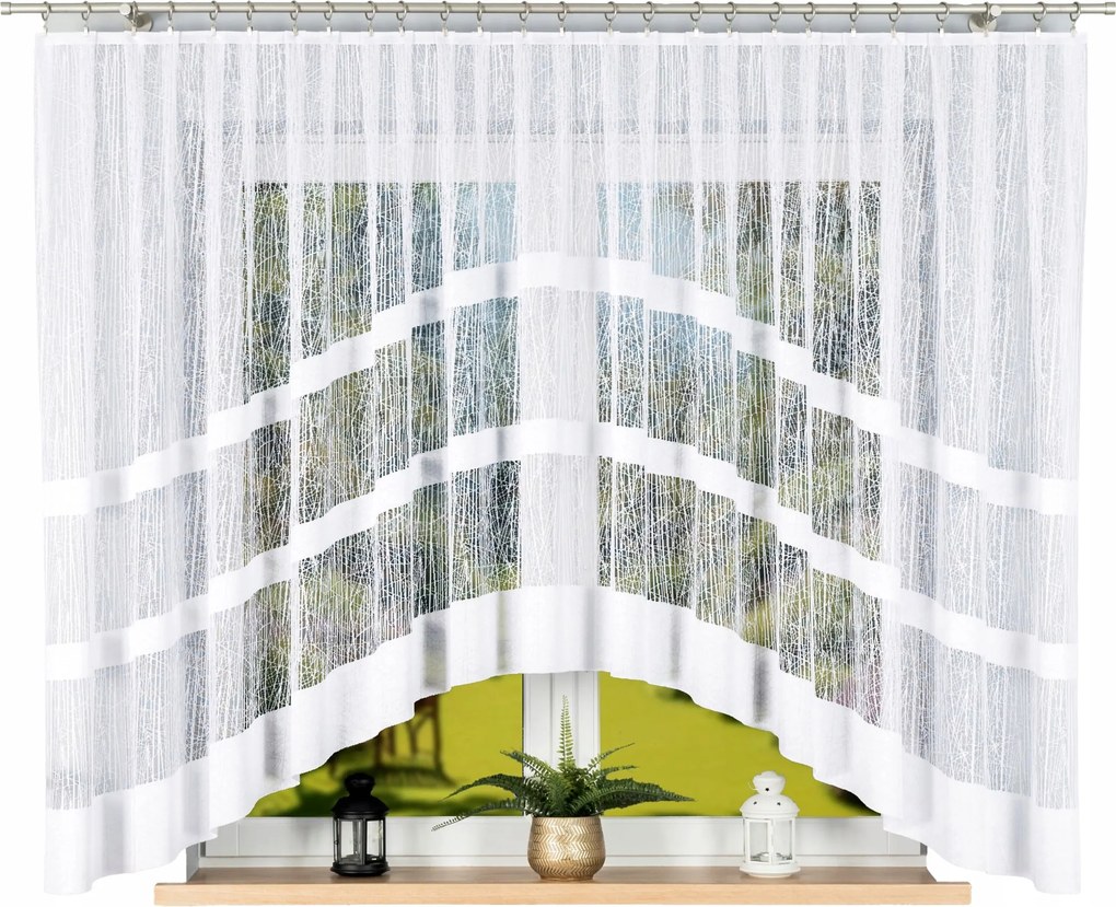 Jacquard függöny Viktória 410x160cm (kész) íves