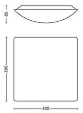 Philips 31240/67/16 - LED Mennyezeti lámpa MYLIVING MEZEN 1xLED/17W/230V