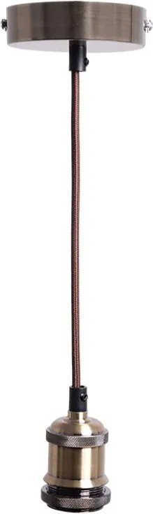 Foglalat E27 / 1m / bronz - BH662H