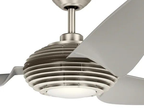Kichler KLF-VOYA-60-BS -LED Dimmelhető mennyezeti ventilátor VOYA LED/14W/230V + távirányító