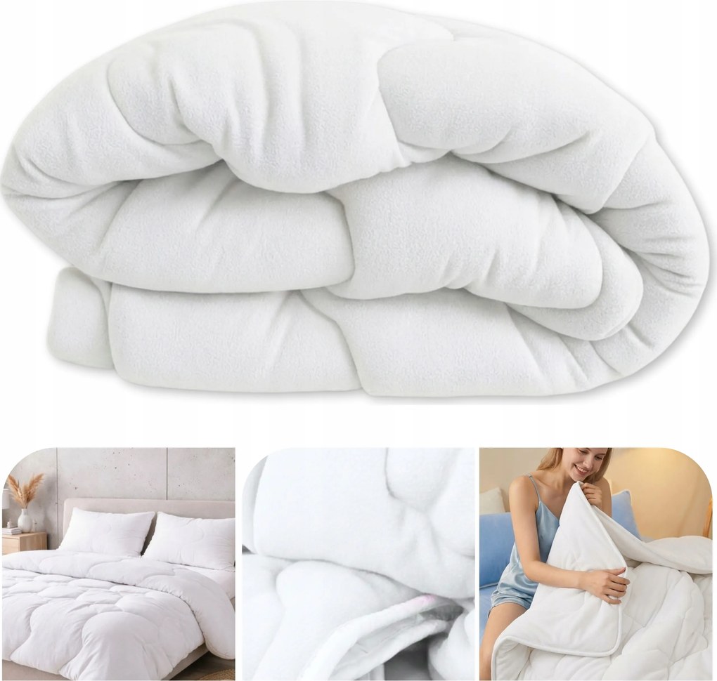 Polár paplan 140x200 cm Meleg egész éves polár 2 oldalas 400g