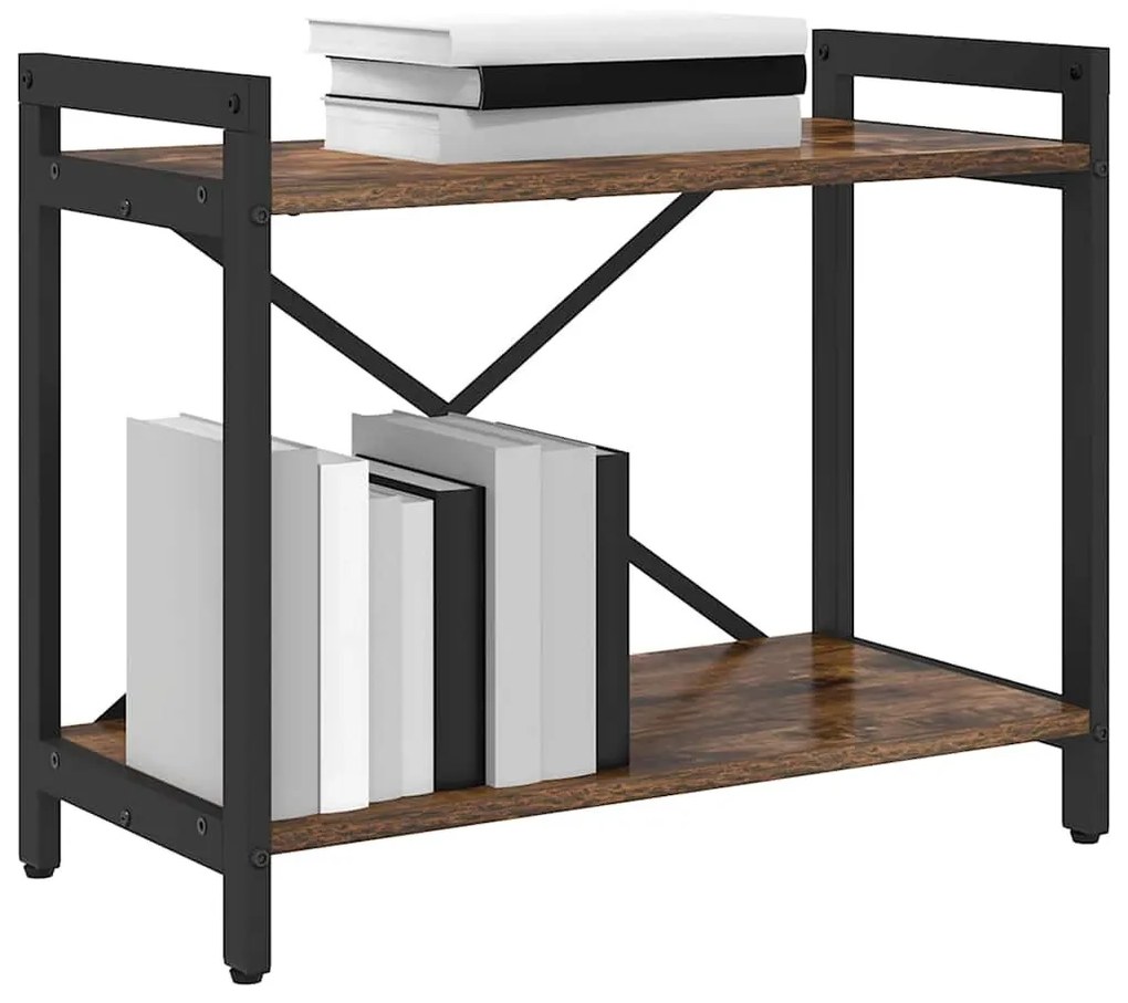 Könyvszekrény Füstölt tölgy 60 x 30 x 48.5 cm Faanyag