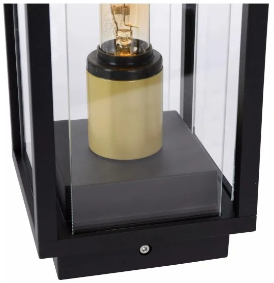 Lucide 27805/50/30 - Kültéri lámpa LAURENS 1xE27/15W/230V IP54 50 cm fekete