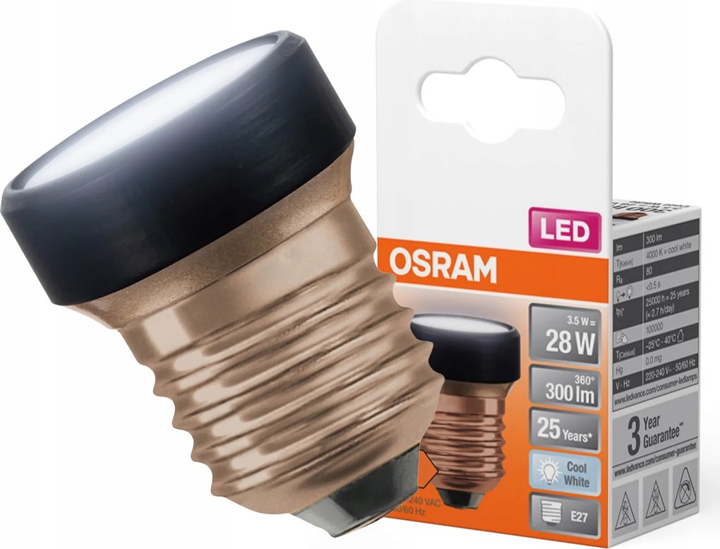 Led izzó Reflektor E27 3.5W 28W 4000K Semleges 100° Flat