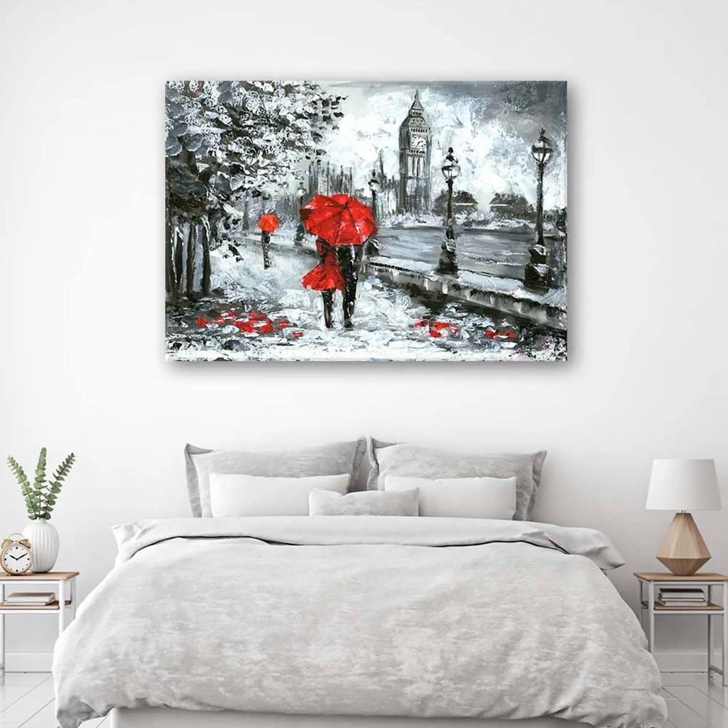 Gario Vászonkép Séta Londoban Méret: 100 x 70 cm