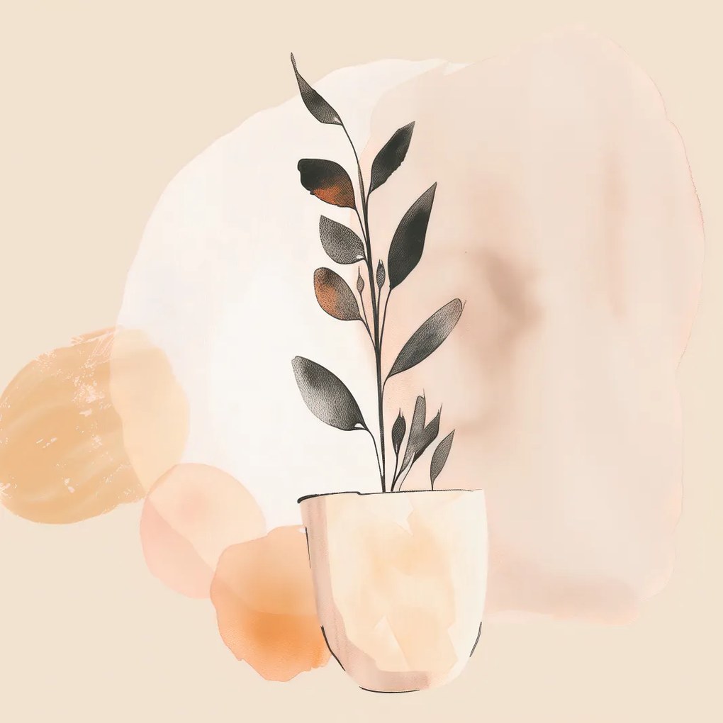 Poszter 80x80cm Cserepes Szín